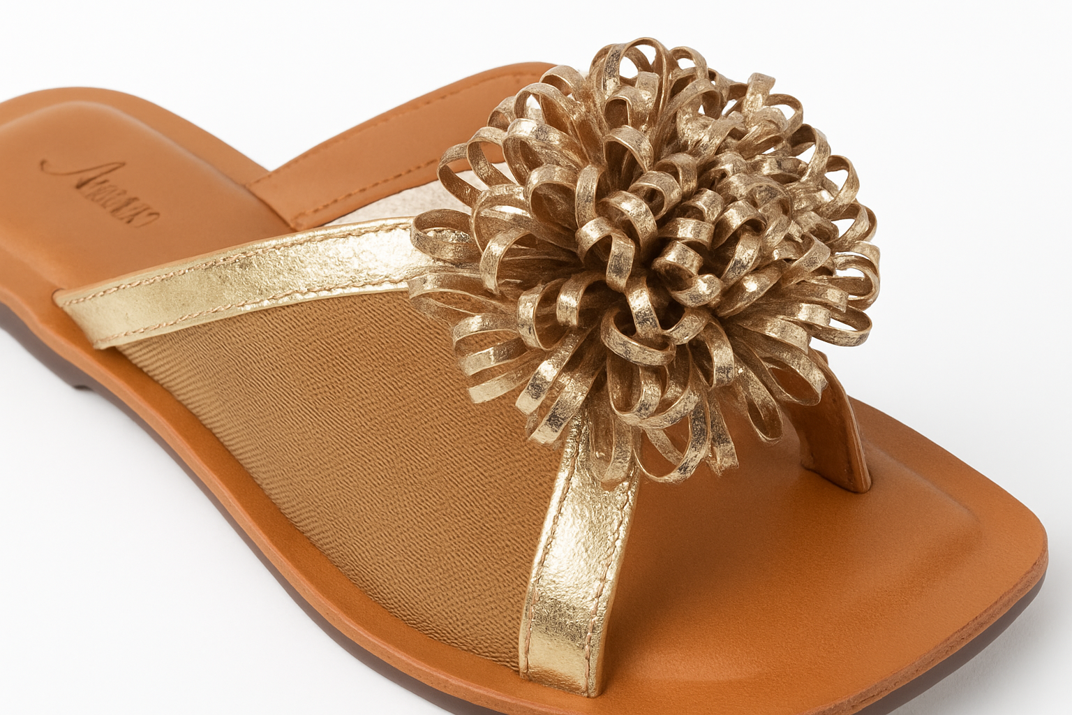 Rasteirinha Golden Flower - TS&CO