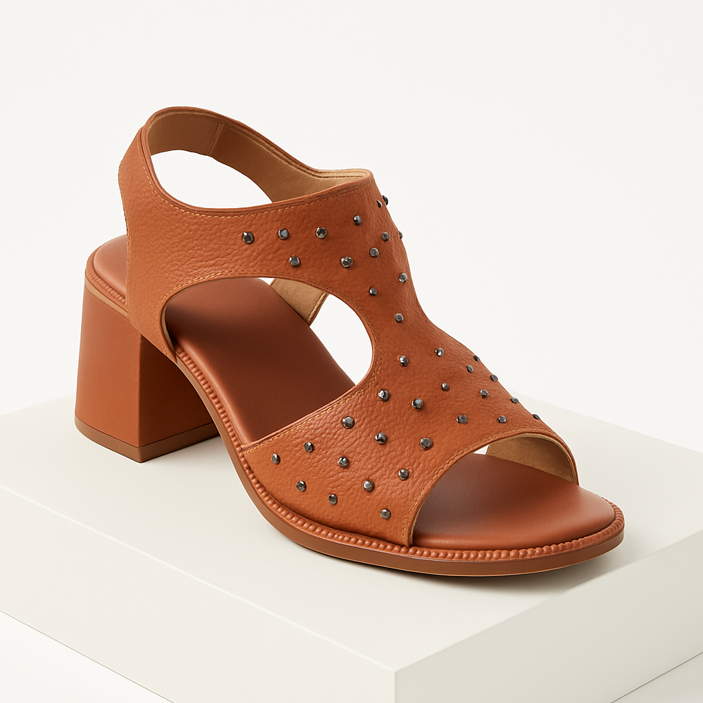 Sandália Caramel Studded - TS&CO