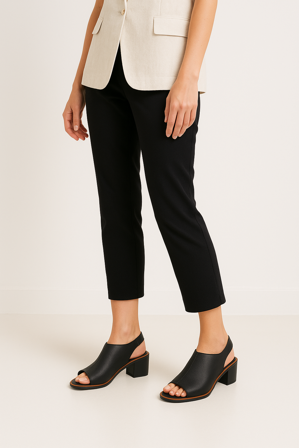 Sandalia Black Leather - TS&CO