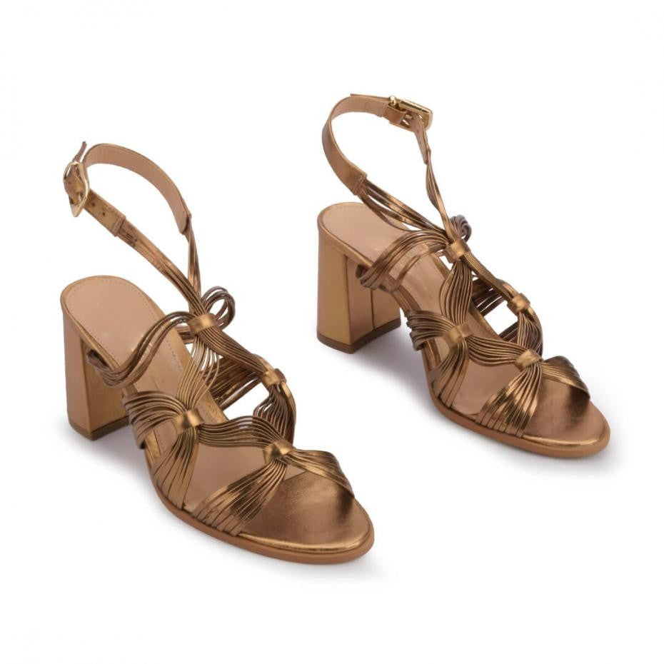 Sandália Golden Strappy - TS&CO