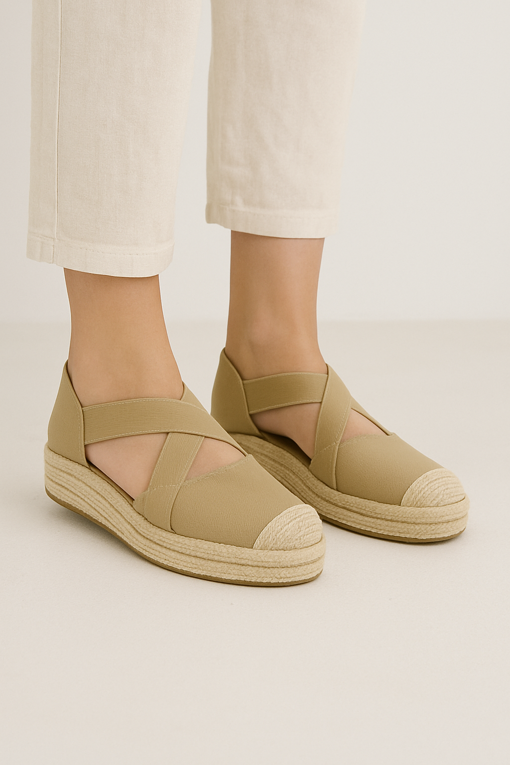 Espadrille Casual Chic - Caqui - TS&CO