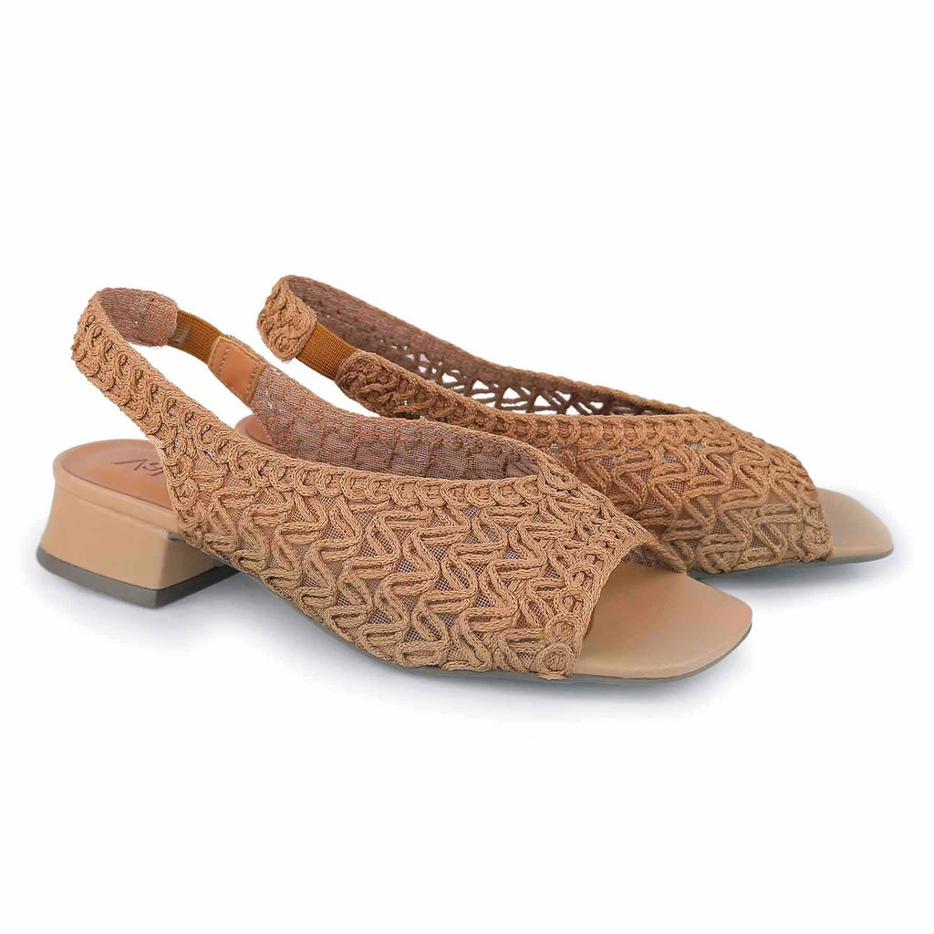 Sandalia Tramada Nude - TS&CO